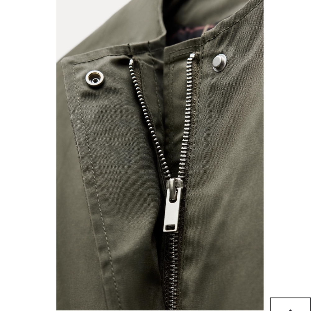 ZARA CONTRAST CUFFS JACKET ZW COLLECTION SIZE S - Picture 11 of 13